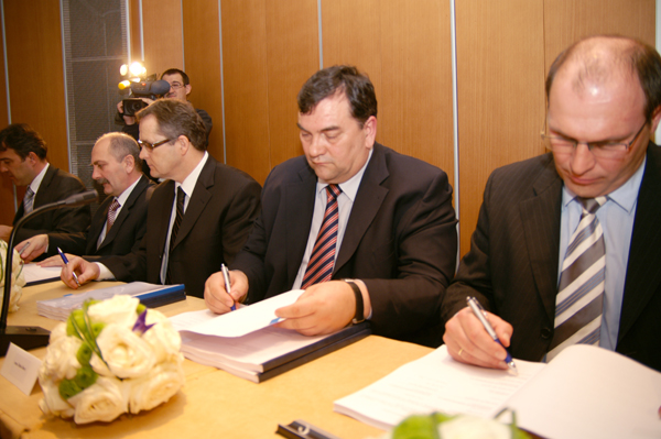 2008.01.22. – Potpisivanje ugovora o izgradnji južnog kolnika riječke obilaznice